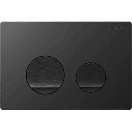 Клавиша смыва Esbano Slim-37MB ESINSLM37MB Черная матовая