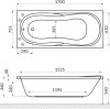 акриловая ванна excellent sekwana waex.sek17.soft 170x75