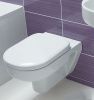 сиденье для унитаза ideal standard playa j493001 с микролифтом, петли хром