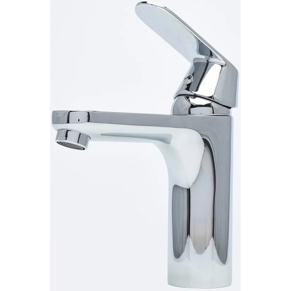 смеситель для раковины aquame prato aqmp6130 без донного клапана, хром