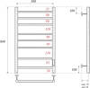 полотенцесушитель point аврора pn10858br электрический, 50x80 см, бронзовый