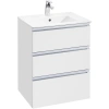 Тумба белый глянец 58,5 см Roca The Gap A857404806