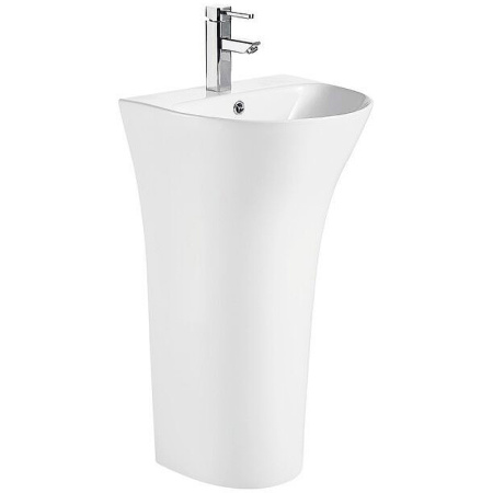 Раковина WeltWasser Leerbach 4842 GL-WT 48 10000013332 Белый глянец