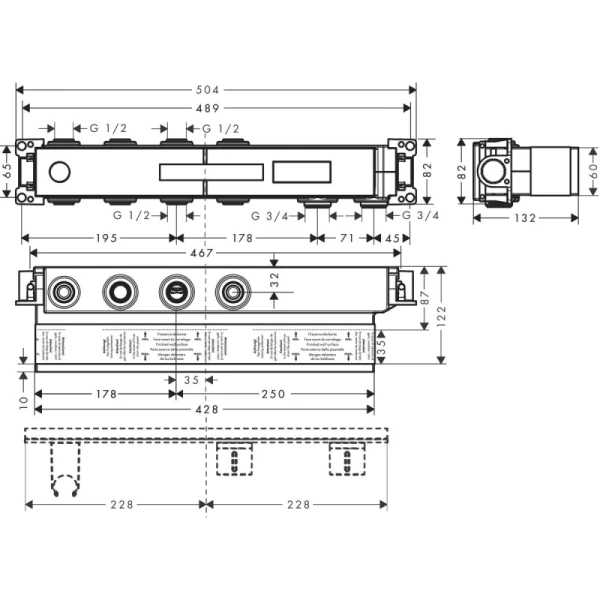 внутренняя часть 3/4" axor 18310180