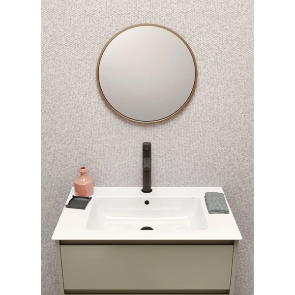 раковина gsi pura 8843111 подвесная, 80x50 см, bianco lucido (белый глянец)