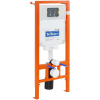 комплект унитаза с инсталляцией belbagno loto bb070chr/sc/bb002-80/bb014-sr-bianco с сиденьем микролифт и белой клавишей смыва