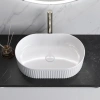 раковина накладная belbagno bb1497, белая.