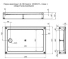 душевой поддон aquanet gl180 120×80 265565 белый