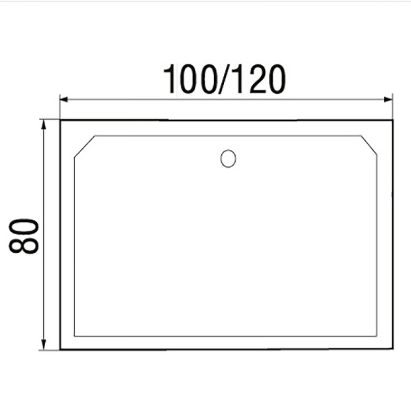 душевой поддон из абс-пластика wemor 120x80 s 10000006059 белый