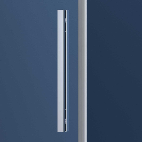 душевая дверь vincea soft 130 vds-3so130clb профиль черный, стекло прозрачное
