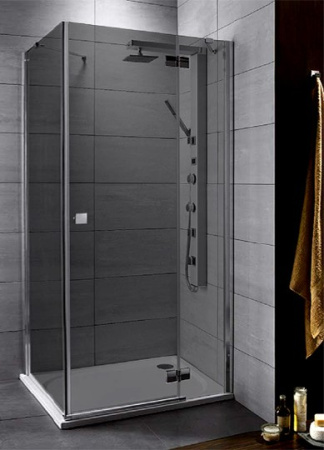 душевой уголок radaway almatea kdj 100 r×90 графитовое