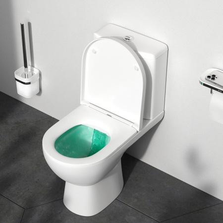 унитаз компакт am.pm sunny flashclean c85c8600sc с бачком и сиденьем микролифт