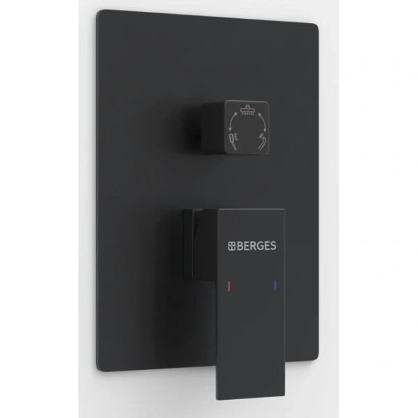 душевой комплект 230 мм berges nardis 3s 071006