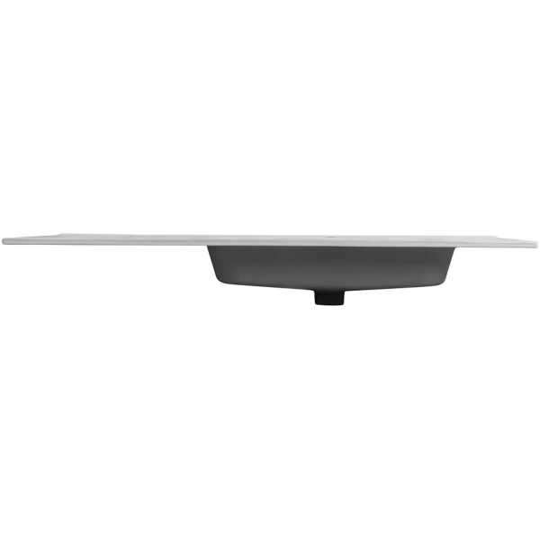 раковина cezares duet czr-8095-120-r 121x46 см r, накладная, белый