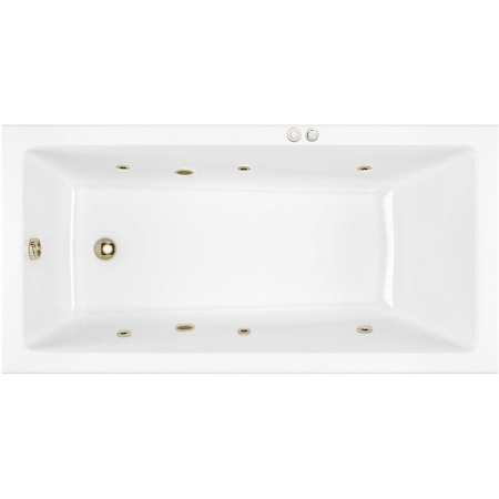 Акриловая ванна Excellent Wave 160x80 "SOFT" цвет бронза