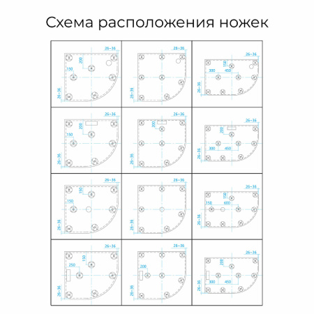 душевой поддон из искусственного камня rgw st/ar-w 120×80 см, 16154128-01r белый
