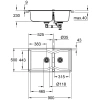 кухонная мойка grohe k700 черный 31658ap0