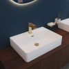 смеситель aqueduto linha lin0250 для раковины, золотой матовый