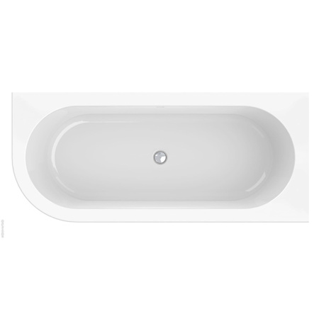 акриловая ванна knief wall 0100-255-l 165x75*58 см в правый угол