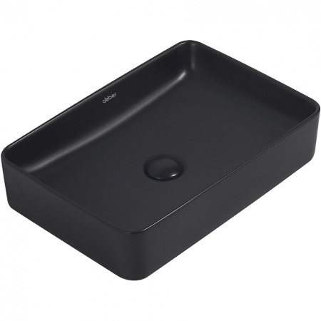 Раковина 51x34.5 см Abber Rechteck AC2207MB, цвет черный матовый