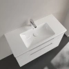 раковина villeroy & boch subway 2.0 7175a0r1 подвесная, с переливом, нешлифованный, 100x47 см, альпийский белый ceramicplus 