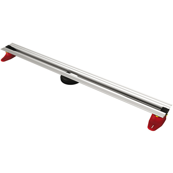 душевой лоток berges super slim 500 090078 с решеткой хром матовый