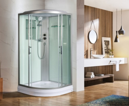 душевая кабина weltwasser ww500 werra 1002 100x100 10000003227 профиль хром стекло прозрачное