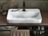 раковина kerama marazzi plaza 55 plr.wbi.55.1 белая глянцевая