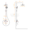 душевая система rgw shower panels sp-25 59140125-01 хром