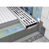 душевой лоток tece tecedrainline 600700 70 см, прямой, без крышки, с гидроизоляцией seal system, серебристый металлик