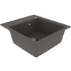 кухонная мойка lemark hanka 450 9910011 серый шелк