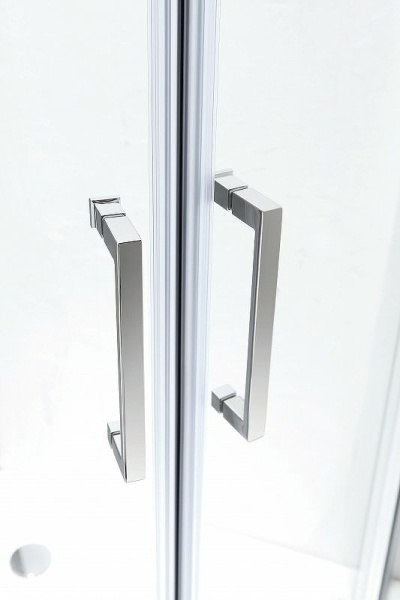 душевой уголок cezares molveno 110x80 molveno-rh-2-110/80-c-cr-iv профиль хром стекло прозрачное