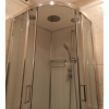 душевая кабина 120x120x220 см frank f420 м brilliant 20084 текстурное стекло