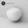 унитаз am.pm sensation flashclean ck30h0904w подвесной с гигиеническим душем и ершиком с сиденьем микролифт