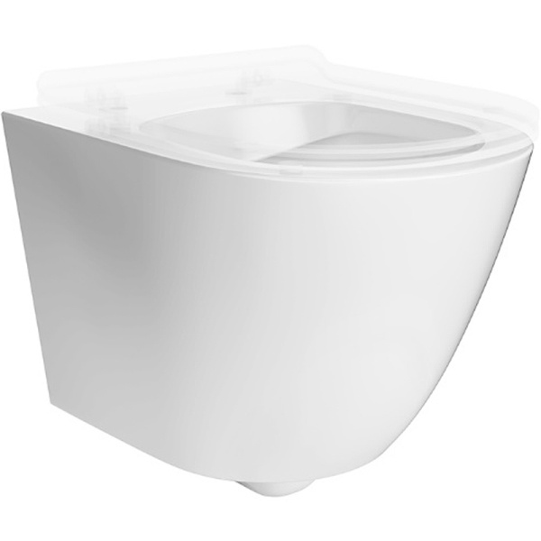унитаз kerama marazzi sfera sf.wc.02 подвесной белый глянцевый без сиденья