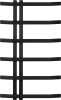 Полотенцесушитель электрический 870x500 ТЭН левый Secado Милето 4673739253441