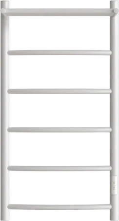 полотенцесушитель point афина п5 pn04848pw электрический, с полкой, 40x80 см, белый