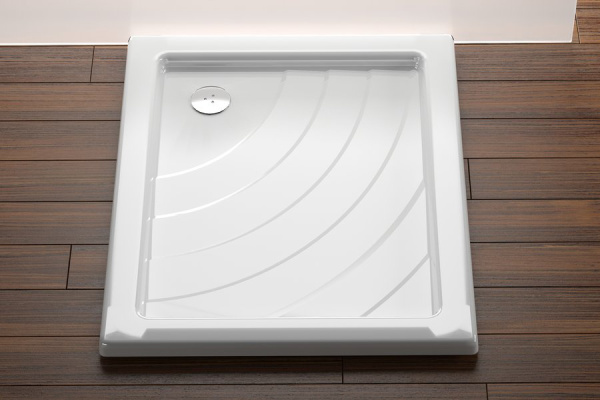 душевой поддон ravak aneta 75x90 la a003701220 белый