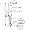 смеситель для раковины ideal standard esla bc224aa