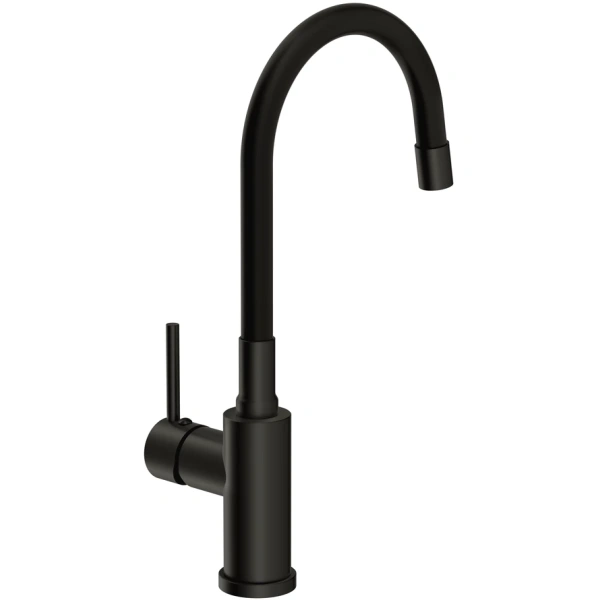 смеситель для кухни cersanit melar a68234 с гибким изливом, черный матовый смеситель для кухни cersanit melar a68234 с гибким изливом, черный матовый