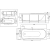 акриловая ванна am.pm like 170x70 w80a-170-070w-a