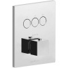 Смеситель Paffoni Compact Box CPT519CR для ванны и душа, термостат, встраиваемый, с внутренней частью, 3 потребителя, хром глянцевый