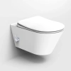 Унитаз биде Boheme Avva 972-2-MW подвесной Белый матовый без сиденья