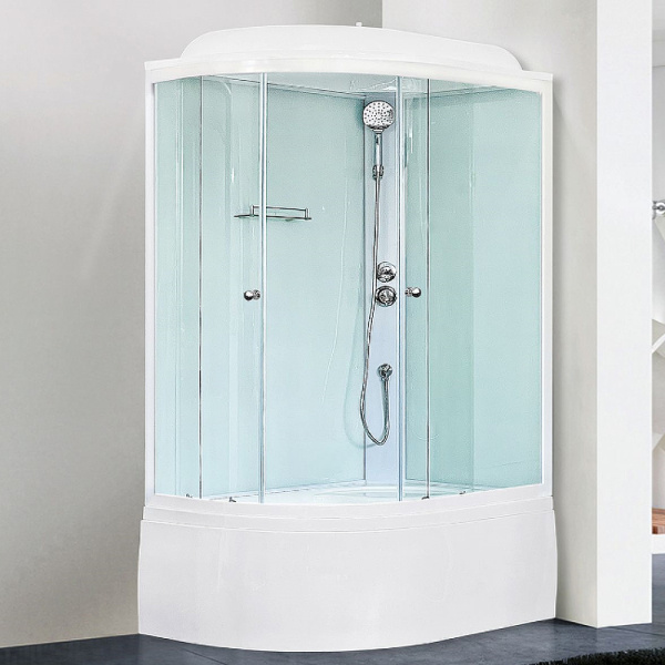душевая кабина royal bath bk 120x80 rb8120bk5-wt-r без гидромассажа
