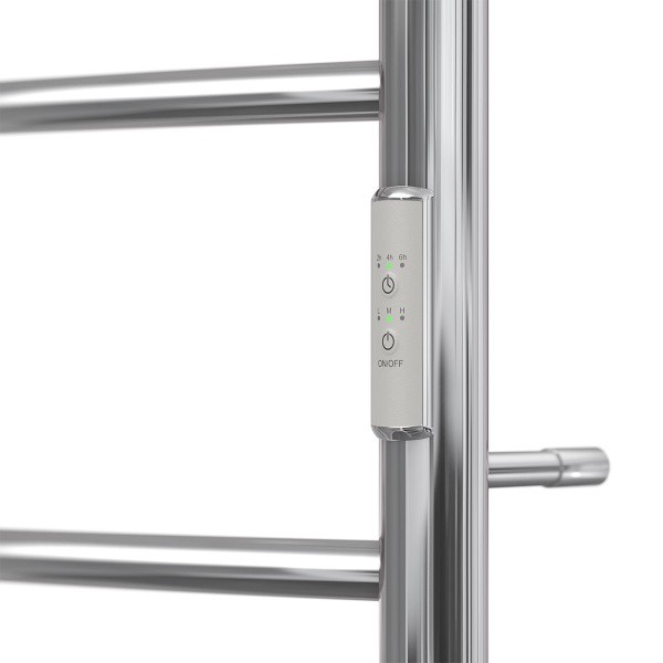 полотенцесушитель point афина п5 pn04858p электрический, с полкой, диммер справа, 50x80 см, хром