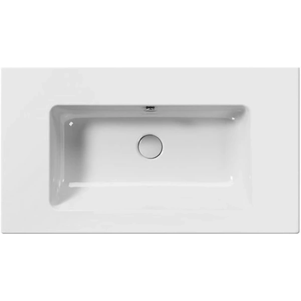 раковина gsi pura 8838111 подвесная, 82.6x46 см, bianco lucido (белый глянец)