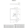 душевой поддон 120×90 см radaway argos d 4ad912-01