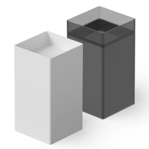 раковина dea design pedestal basin dd2017 400 18 напольная, без отв., solid surface, 40х40х85см., white №18