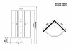 душевая кабина niagara classic 100x100 ng-2509-14bktg с гидромассажем