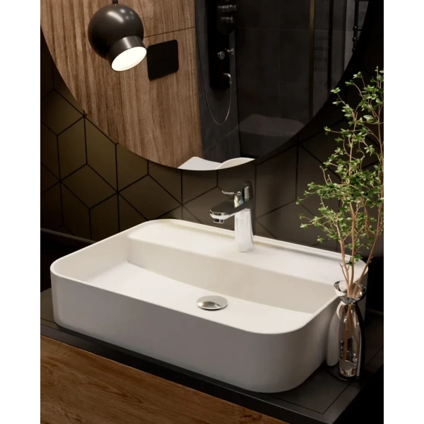 смеситель для раковины aquame prato aqmp6130 без донного клапана, хром